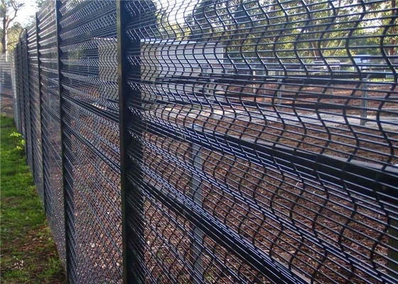 Prison Mesh Anti Climb Grille Fence ไซต์ที่มีความเสี่ยงสูง