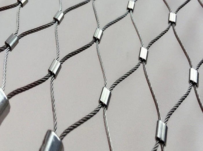 สวนสัตว์ Cage ป้องกัน สแตนเลส Fence Screen Mesh ขยายเว็บ สายไฟสายเคเบิล 0