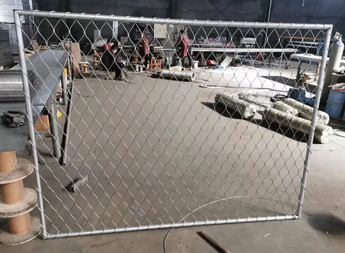 สวนสัตว์ Cage ป้องกัน สแตนเลส Fence Screen Mesh ขยายเว็บ สายไฟสายเคเบิล 4