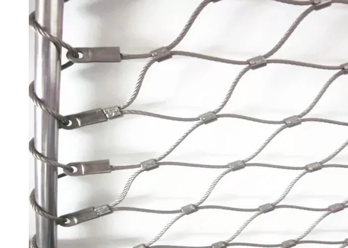 สวนสัตว์ Cage ป้องกัน สแตนเลส Fence Screen Mesh ขยายเว็บ สายไฟสายเคเบิล 5
