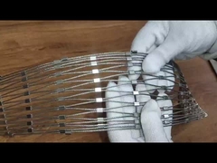 สวนสัตว์ Cage ป้องกัน สแตนเลส Fence Screen Mesh ขยายเว็บ สายไฟสายเคเบิล