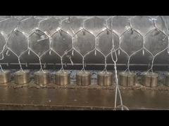 PVC เคลือบสังกะสีเคลือบอลูมิเนียมเคลือบตะกร้าตาข่ายเกเบี้ยนรอยสังกะสีสำหรับทหาร