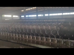 PVC เคลือบสังกะสีเคลือบอลูมิเนียมเคลือบตะกร้าตาข่ายเกเบี้ยนรอยสังกะสีสำหรับทหาร