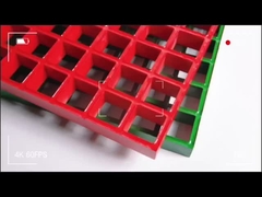 สี่เหลี่ยม Mesh 20*20*40 สายใยแก้ว/FRP ตัดกรอบกับความแข็งแรงสูงทนทานต่อการกัดกร่อน