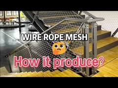 ตาข่ายเชือกลวดเหล็ก Flexible X Tend 1.2 มม. สำหรับราวระเบียง