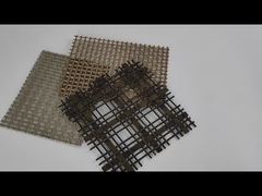 ทองเหล็กไร้ขัดเครื่องประดับโลหะ Mesh สูตรเพชรสําหรับผ้าม่านหรือตกแต่ง