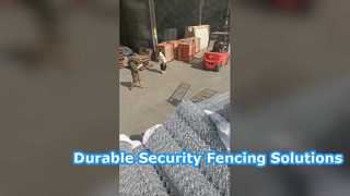 Durable Chain Link Fence for Construction and Security