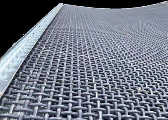 ตาข่ายหน้าจอสั่น ลวดเหล็กแมงกานีสสูง 65Mn เหมืองเหมืองหินบดตะแกรง หน้าจอตาข่ายราคาโรงงาน