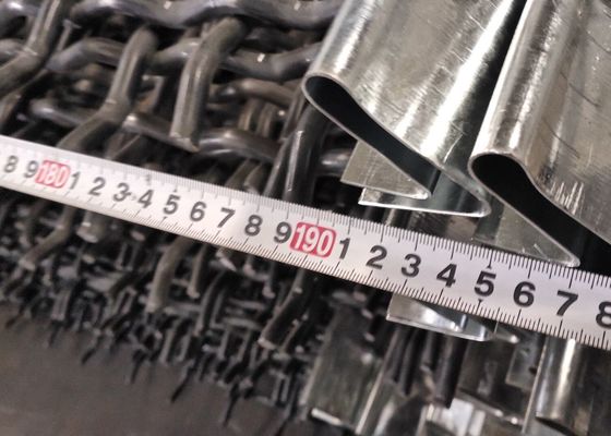 ลวดตาข่ายทอจีบเหล็กกล้าคาร์บอนสูงสั่น