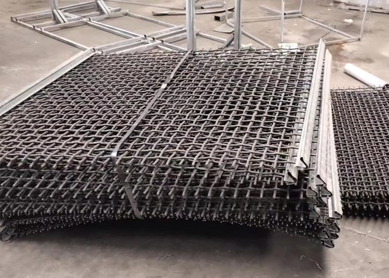สีเหล็ก สาย Woven Mesh Screen มังกะนิสสูงสําหรับบด