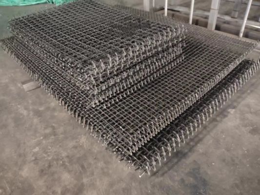 65mn Steel Vibrating Screen Crimped Wire Mesh ผู้ผลิต
