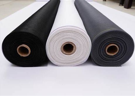18*16 สีเทา สีดําและสีขาว สายใยแก้ว หนอน Mesh สายใยแก้ว หนอน