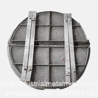 Demister 304 สแตนเลส สาย Mesh PP อากาศ Demister เครื่องกรอง Mesh Pad สําหรับก๊าซ Scrubber