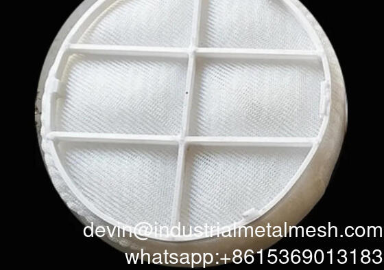 Customize PP PTFE Wire Mesh Mist Eliminator Plastic Demistor Pads