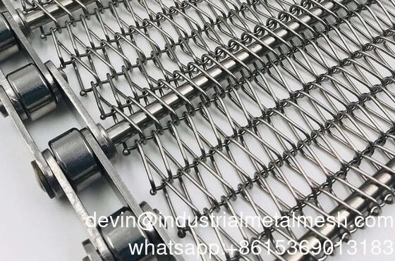 SS304 สายลมเครือข่ายเข็มขัด Mesh สําหรับเข็มขัดหนาวเครื่องแห้ง