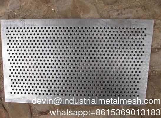 Stainless Steel Perforated Metal Mesh Round Hole Punching Mesh for Industrial