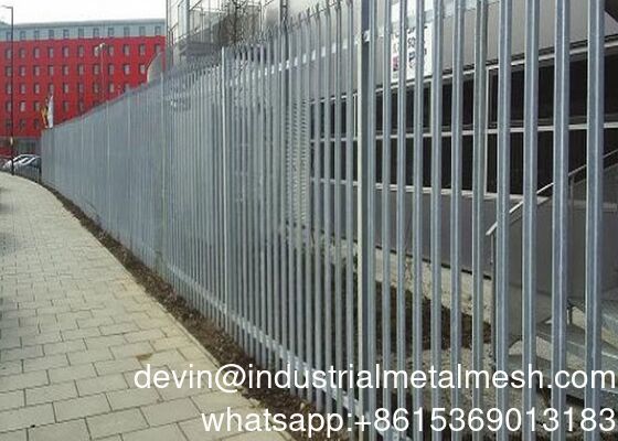 อุปกรณ์เสริมรั้ว Palisade สําหรับสถานีหอคอยโทรคมนาคมที่มี Hot-DIP Galvanized