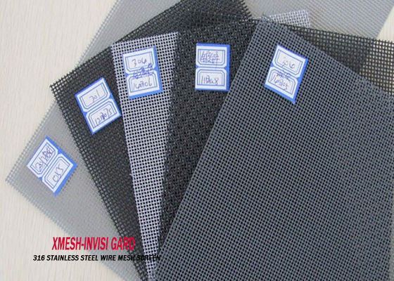 มุ้งกันยุงกันแมลงสแตนเลสสตีลกันแมลงความปลอดภัย 18X14 ขนาดสีดำ