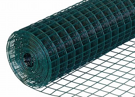 พีวีซีเคลือบสีเขียว 50mmx100mm 3ft Garden Welded Wire Mesh Netting