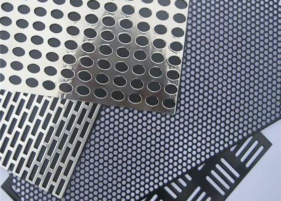 1mm Hole Hexagonal Sheet Aluminium Perforated Metal Mesh Grille Sheet
