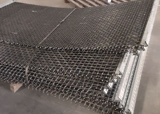 สแตนเลส Crimped สาย Mesh สั่นสะเทือนหิน Quarry Shaker Screen Mesh
