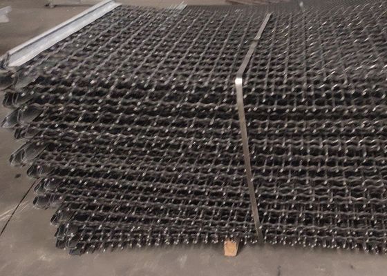 สแตนเลส Crimped สาย Mesh สั่นสะเทือนหิน Quarry Shaker Screen Mesh