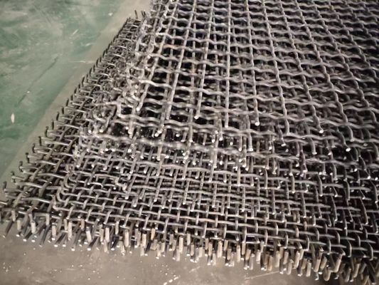 65mn Steel Vibrating Screen Crimped Wire Mesh ผู้ผลิต