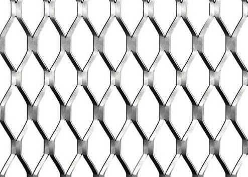 Light Duty Aluminium ขยายโลหะตาข่ายสำหรับตกแต่งผนังอาคารภายนอก