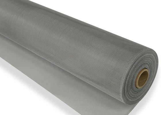 ตาข่ายอลูมิเนียมเคลือบ Anodized 1 X 30 M เคลือบอีพ็อกซี่ม้วนสีเงินขาว