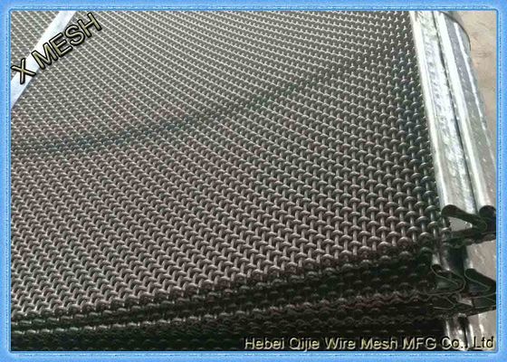 ลวดตาข่ายล็อค Crimped Wire Mining ขนาด 1 มม