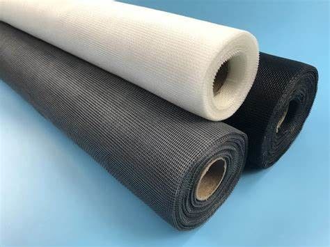 น้ําหนักเบาหน้าต่างไฟเบอร์กล๊าส หน้าจอแมลง ขนาดความกว้างปกติ 0.6-2.5m