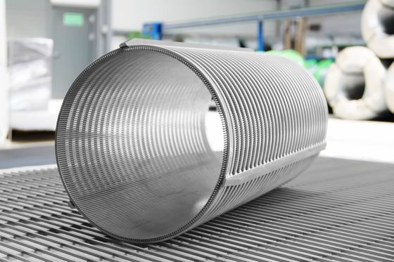 ปรับแต่ง 500 มม กว้าง สแตนเลส V Wire Wedge Wire Screen สําหรับการก่อสร้างที่ยั่งยืน