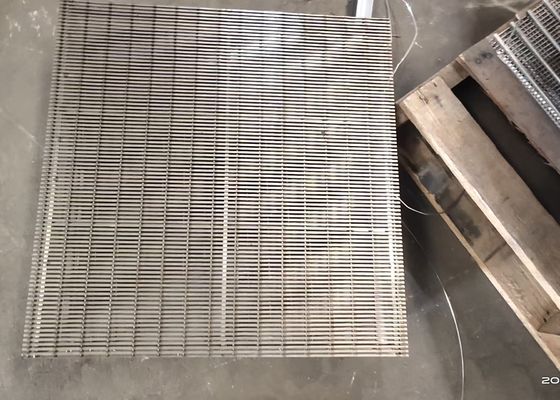 Heavy Duty V Wire SGS 321 สแตนเลสลิ่มลวดหน้าจอ Johnson Gravel เชื่อมแผง