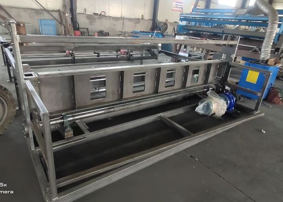 การควบคุม PLC เครื่องทอลวดตาข่าย Crimped อัตโนมัติสำหรับแผงรั้วตาข่ายรอย