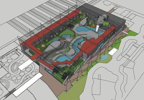 316l สแตนเลสลวดสลิงตาข่ายรั้วป้องกันสวนสัตว์และสัตว์