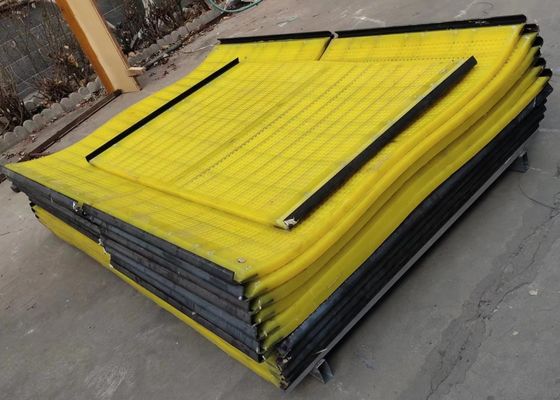 แร่เหล็ก Pu สั่นหน้าจอเชิงเส้นตาข่ายเหมืองตะแกรง Trommel Shale Shaker หน้าจอกล้วย