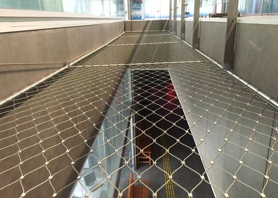 ตาข่ายเชือกเหล็กเส้น X Tend 1.2 มม. ยืดหยุ่นสำหรับลูกกรง