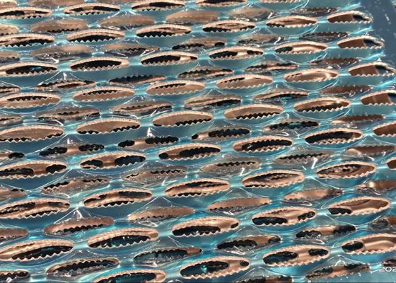 ฉุดอลูมิเนียมบาร์เหล็กชุบสังกะสีตะแกรง Treads บันได, Grip Strut Treads เจาะ