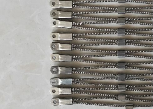 ความหนา 1.5 มม. SS 316 รั้วลวดสลิงตาข่ายสแตนเลสสำหรับสวนสัตว์