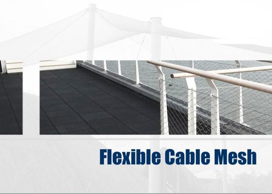 Ss316l 1-6mm 20x20mm สแตนเลสตาข่ายเชือกผูกปม