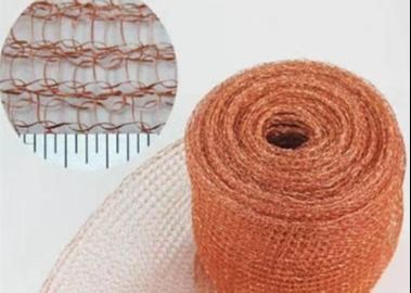 Distillation Column Copper Knitted Wire Mesh Packing with 0.16mm Wire Diameter 60mm Width and High Filtering Efficiency