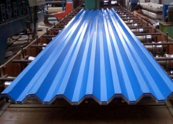 Corrugated Steel Roof Sheet Color Coated with Cutting and Welding Processing Services