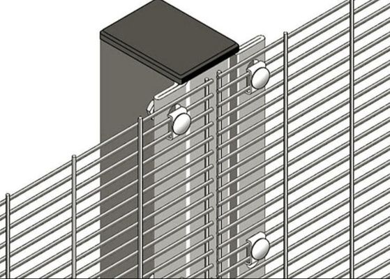 Steel Anti Climb 358 รั้วตาข่ายลวดความปลอดภัยสูง