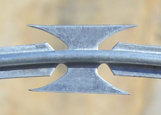 Bto22 Razor Concertina Coil เส้นผ่านศูนย์กลาง 450 มม. มีหนาม