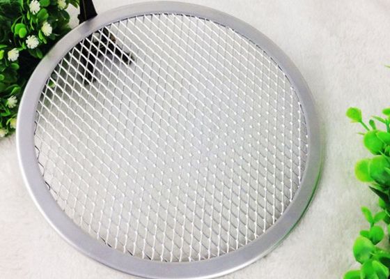 เครื่องมือครัว Flat Mesh Odm Aluminium Round Pizza Pan 12 Inch