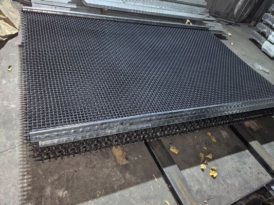 ลวดตาข่ายทอจีบเหล็กกล้าคาร์บอนสูงสั่น