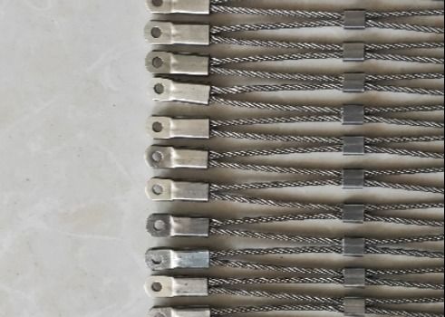 SS 304 316 สวนสัตว์ยืดหยุ่น Netting กล่องลิง สแตนเลส สายใย Mesh สําหรับสวนสัตว์