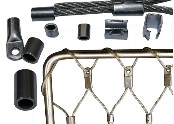 SS 304 316 สวนสัตว์ยืดหยุ่น Netting กล่องลิง สแตนเลส สายใย Mesh สําหรับสวนสัตว์