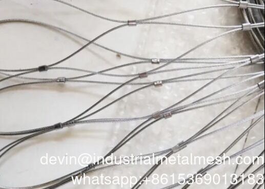 ตาข่ายเชือกลวดสแตนเลสแบบยืดหยุ่นสำหรับขายดี