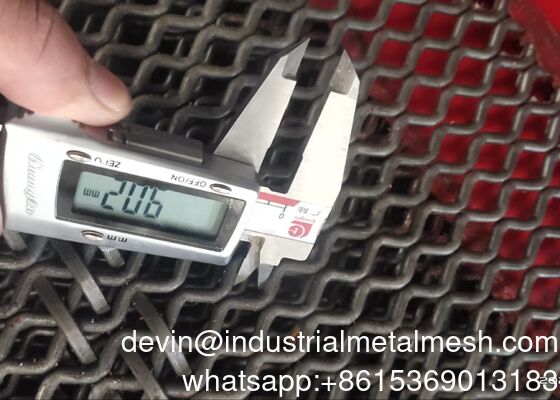 หนักภาระ Crimp สายกรอง Mesh สําหรับจอสั่น